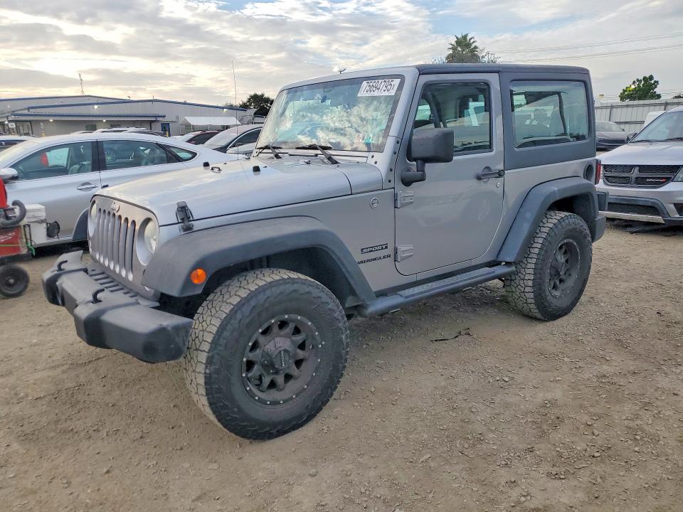 Photo 1 from auction – 2014 JEEP WRANGLER S with VIN 1C4AJWAG5EL200538