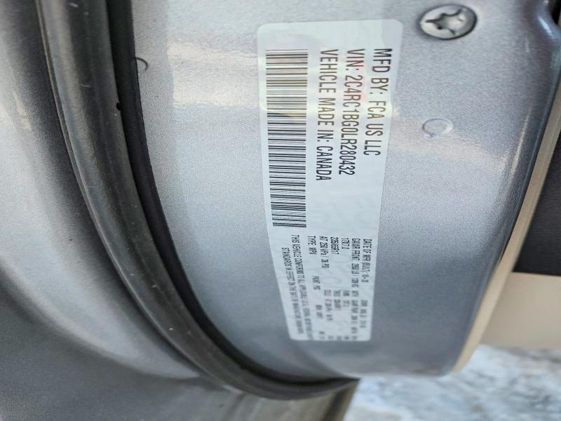 Photo 14 from auction – 2020 CHRYSLER PACIFICA T with VIN 2C4RC1BG0LR280432