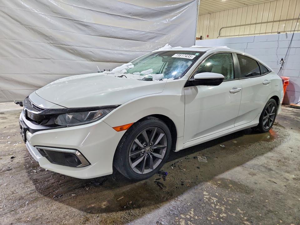 HONDA CIVIC EX 2019 with VIN 19XFC1F32KE212160 - Photo from auction