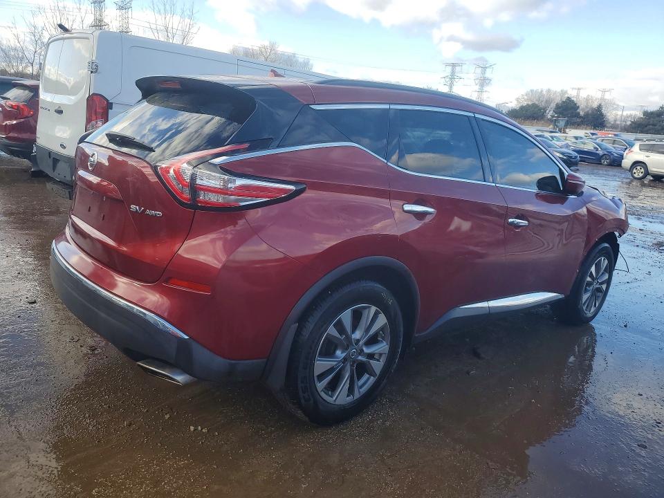 Photo 3 from auction – 2015 NISSAN MURANO S with VIN 5N1AZ2MHXFN242520