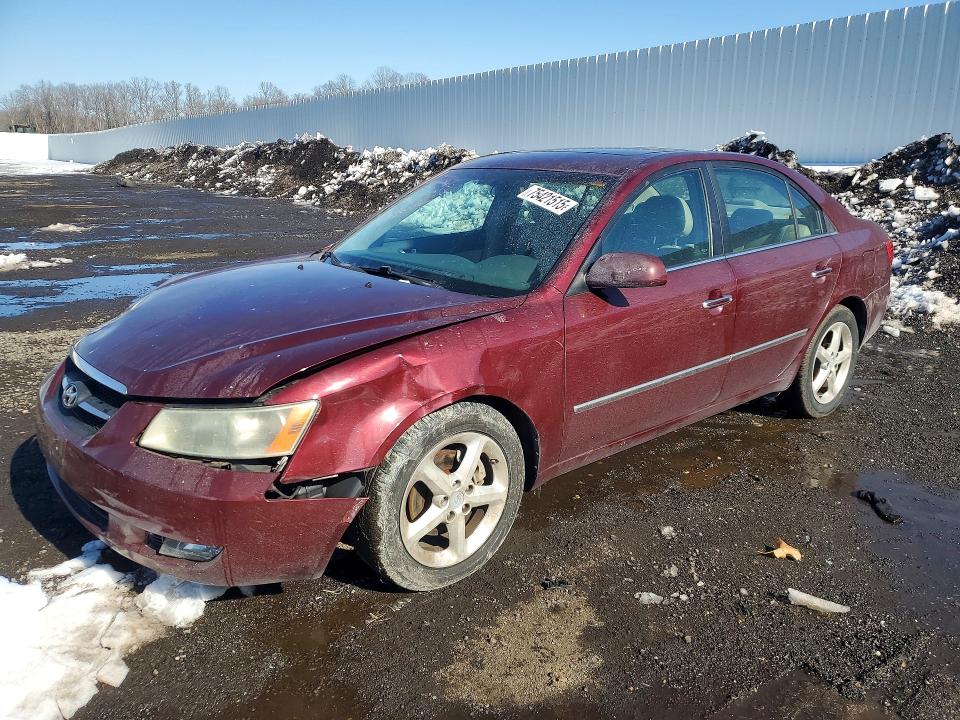 HYUNDAI SONATA SE 2008 with VIN 5NPEU46F68H300492 - Photo from auction