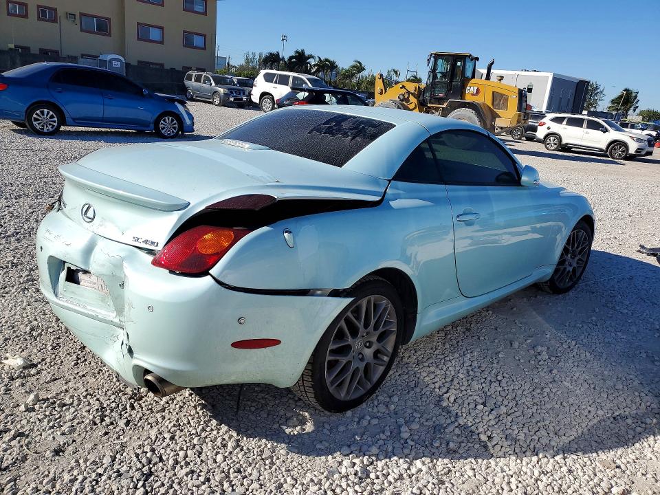 Photo 3 from auction – 2004 LEXUS SC 430 with VIN JTHFN48Y640059605