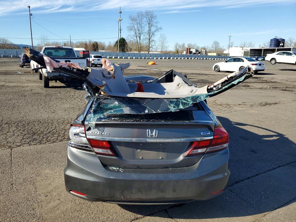 Photo 6 from auction – 2013 HONDA CIVIC with VIN 2HGFB2F61DH529097