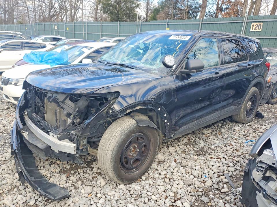 FORD EXPLORER P 2022 with VIN 1FM5K8AB7NGA08332 - Photo from auction