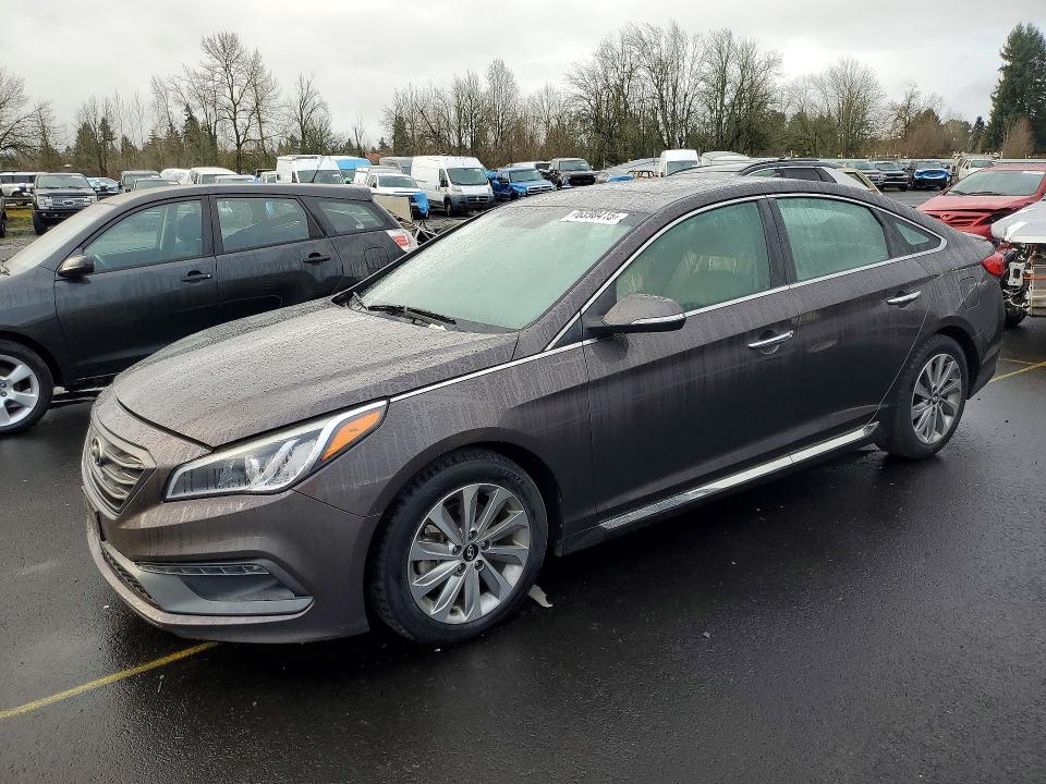HYUNDAI SONATA 2016 with VIN 5NPE34AF7GH408306 - Photo from auction
