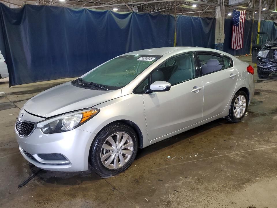 KIA FORTE LX 2014 with VIN KNAFX4A68E5105845 - Photo from auction