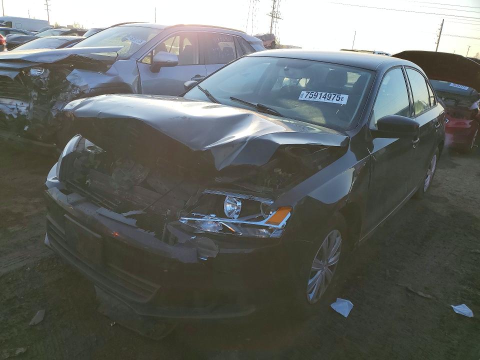 VOLKSWAGEN JETTA 2012 with VIN 3VW2K7AJ9CM357873 - Photo from auction