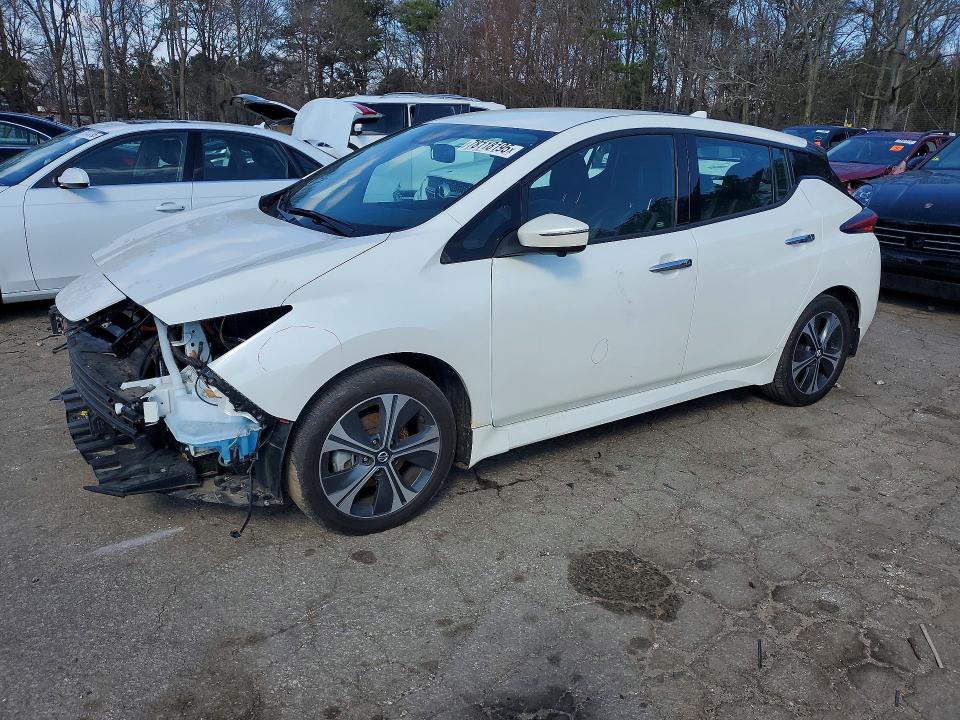 NISSAN LEAF 2021 with VIN 1N4BZ1DV0MC553316 - Photo from auction