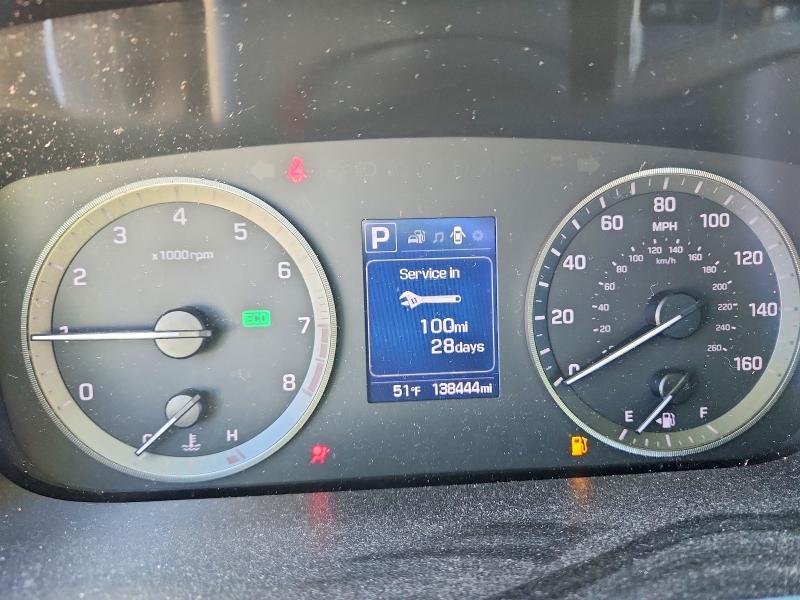 Photo 9 from auction – 2017 HYUNDAI SONATA with VIN 5NPE34AF8HH506679