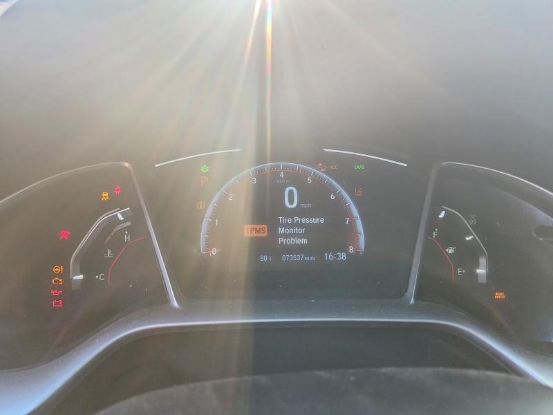Photo 9 from auction – 2020 HONDA CIVIC with VIN 19XFC2F82LE002595
