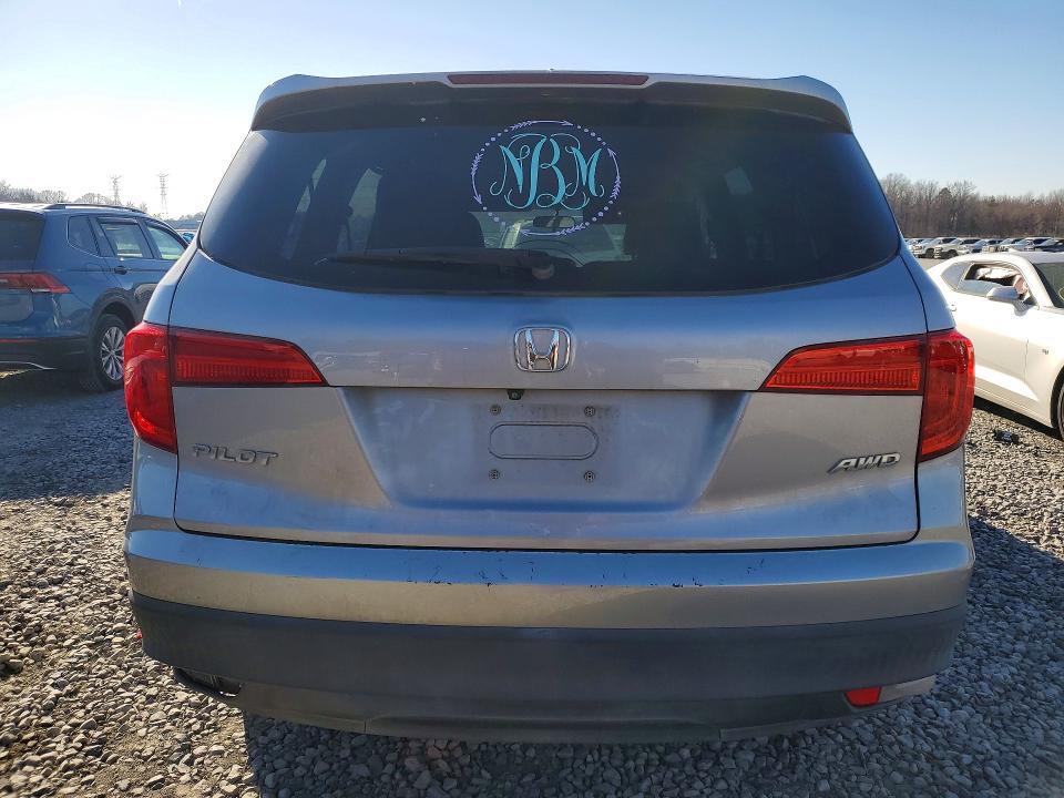 Photo 6 from auction – 2018 HONDA PILOT with VIN 5FNYF6H37JB039724