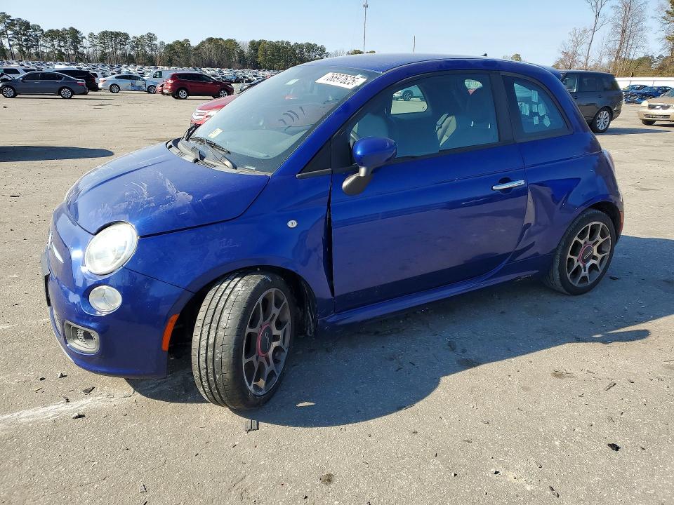 FIAT 500 SPORT 2012 with VIN 3C3CFFBR6CT110220 - Photo from auction