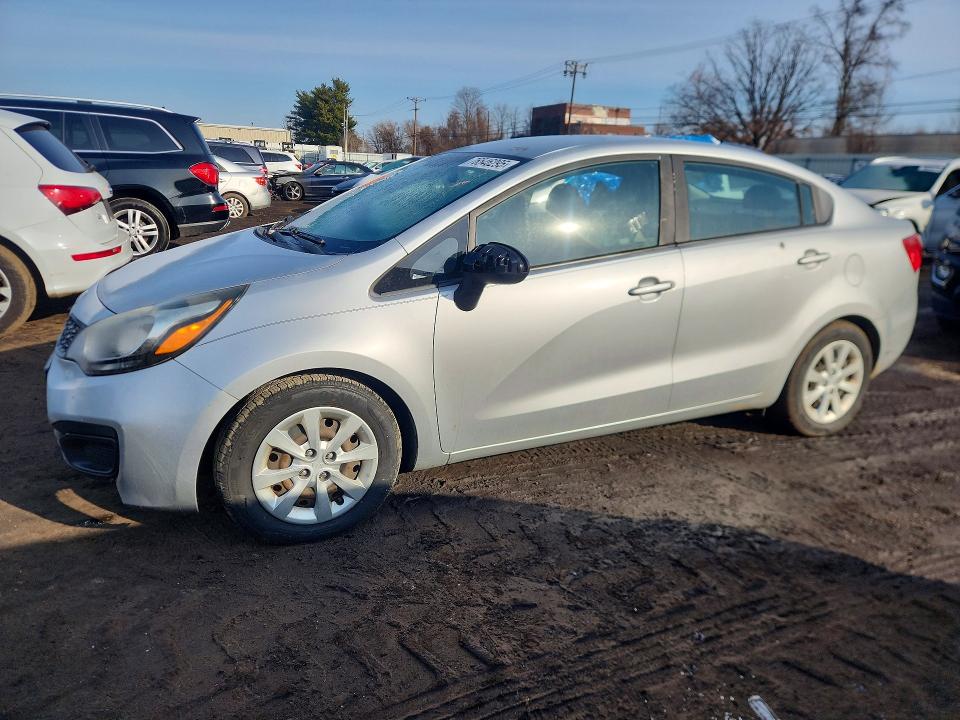 KIA RIO 2014 with VIN KNADM4A39E6357264 - Photo from auction