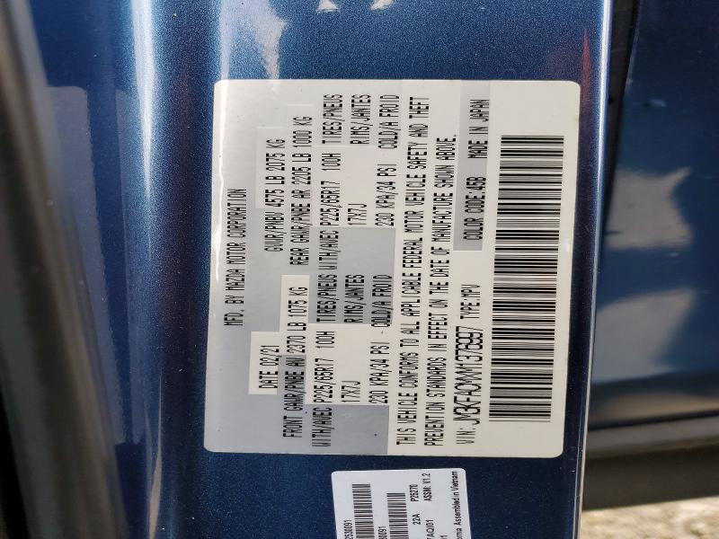 Photo 14 from auction – 2021 MAZDA CX-5 with VIN JM3KFACMXM1376997