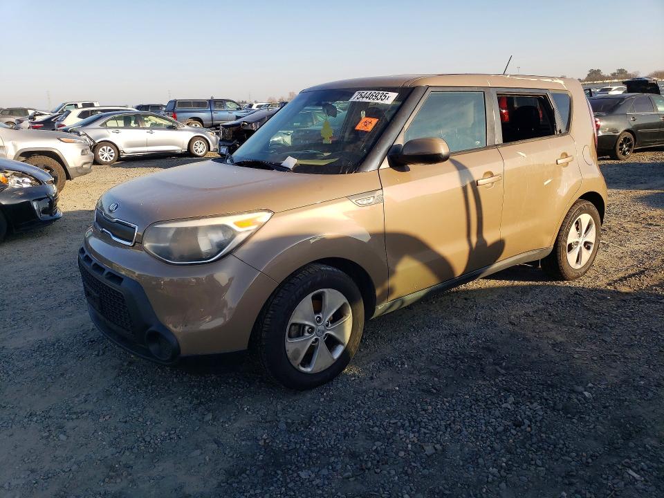 KIA SOUL 2014 with VIN KNDJN2A27E7089243 - Photo from auction