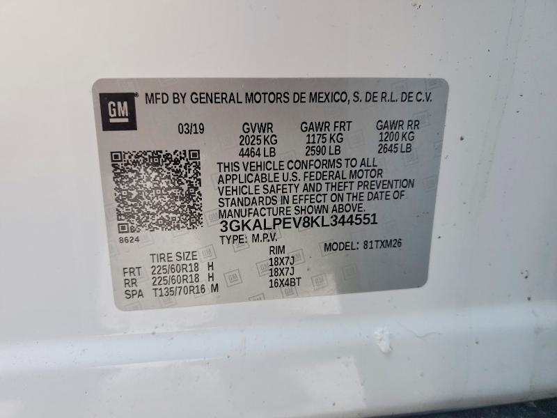 Photo 14 from auction – 2019 GMC TERRAIN with VIN 3GKALPEV8KL344551