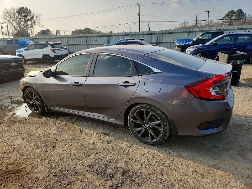Photo 2 from auction – 2020 HONDA CIVIC with VIN 19XFC2F82LE002595