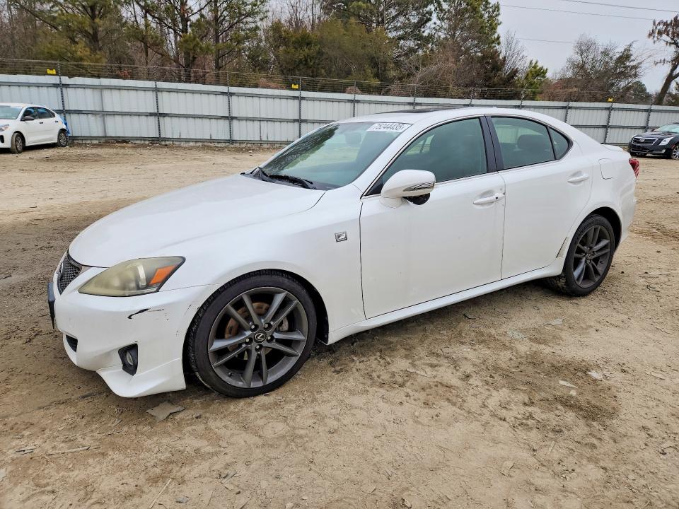 LEXUS IS 2012 with VIN JTHBF5C24C5181840 - Photo from auction