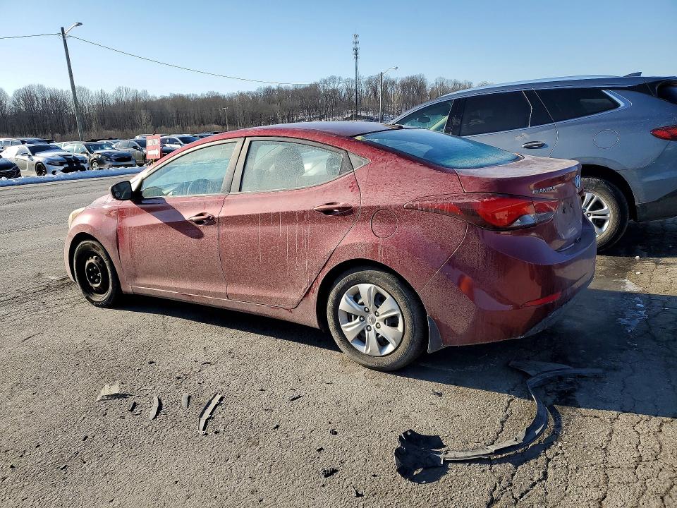 Photo 2 from auction – 2016 HYUNDAI ELANTRA SE with VIN 5NPDH4AE1GH694416