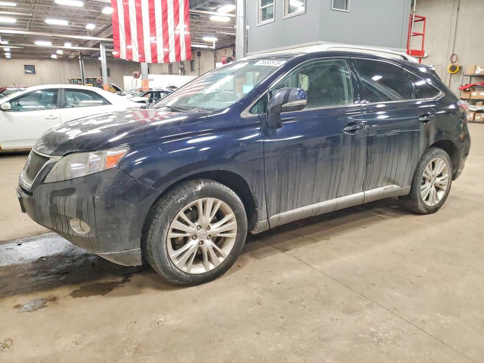 LEXUS RX 450H 2010 with VIN JTJBC1BA9A2026823 - Photo from auction