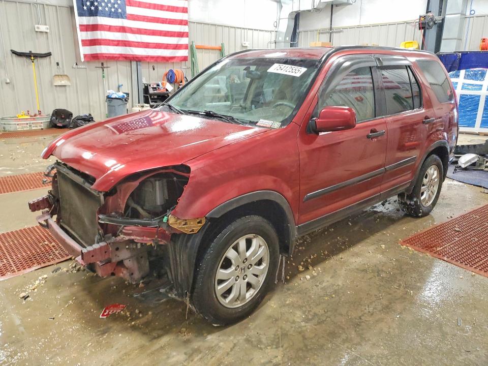 HONDA CR-V 2006 with VIN JHLRD78896C060139 - Photo from auction