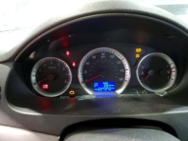 Photo 9 from auction – 2009 HYUNDAI SONATA with VIN 5NPEU46F09H465181