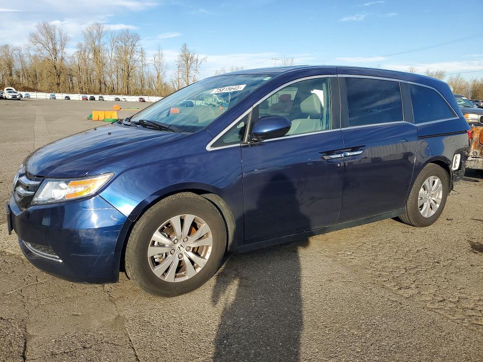HONDA ODYSSEY EX 2015 with VIN 5FNRL5H64FB025630 - Photo from auction