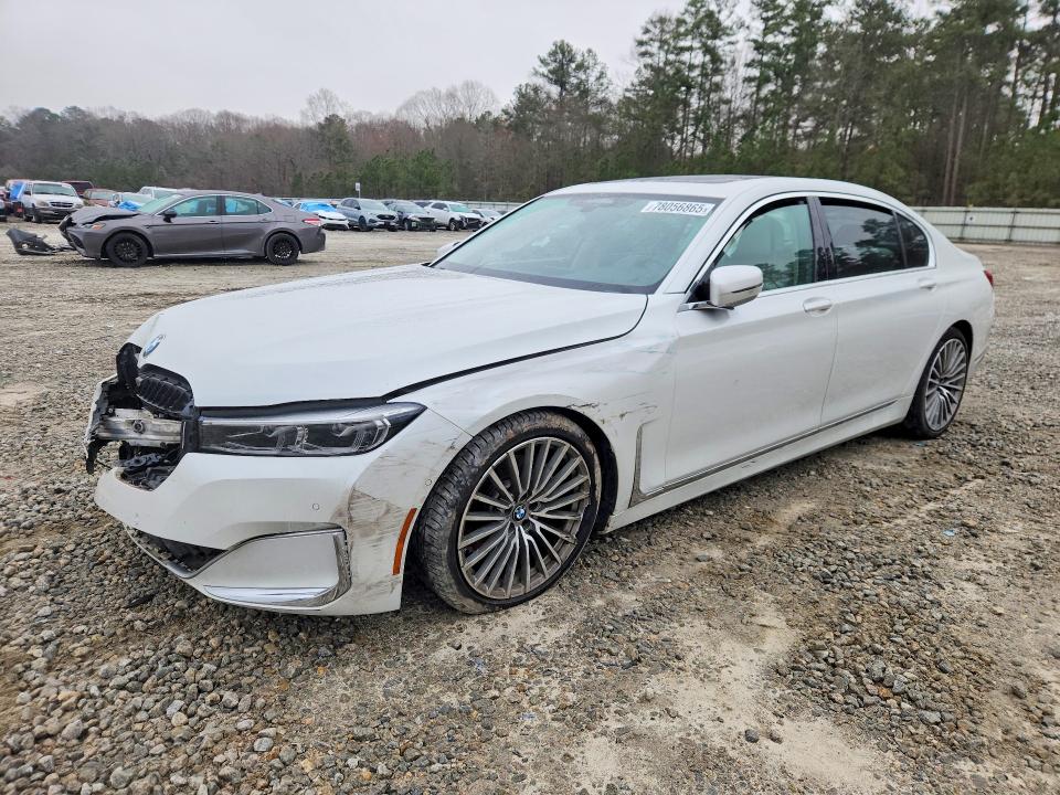 BMW 740 2020 with VIN WBA7T2C09LCD31773 - Photo from auction