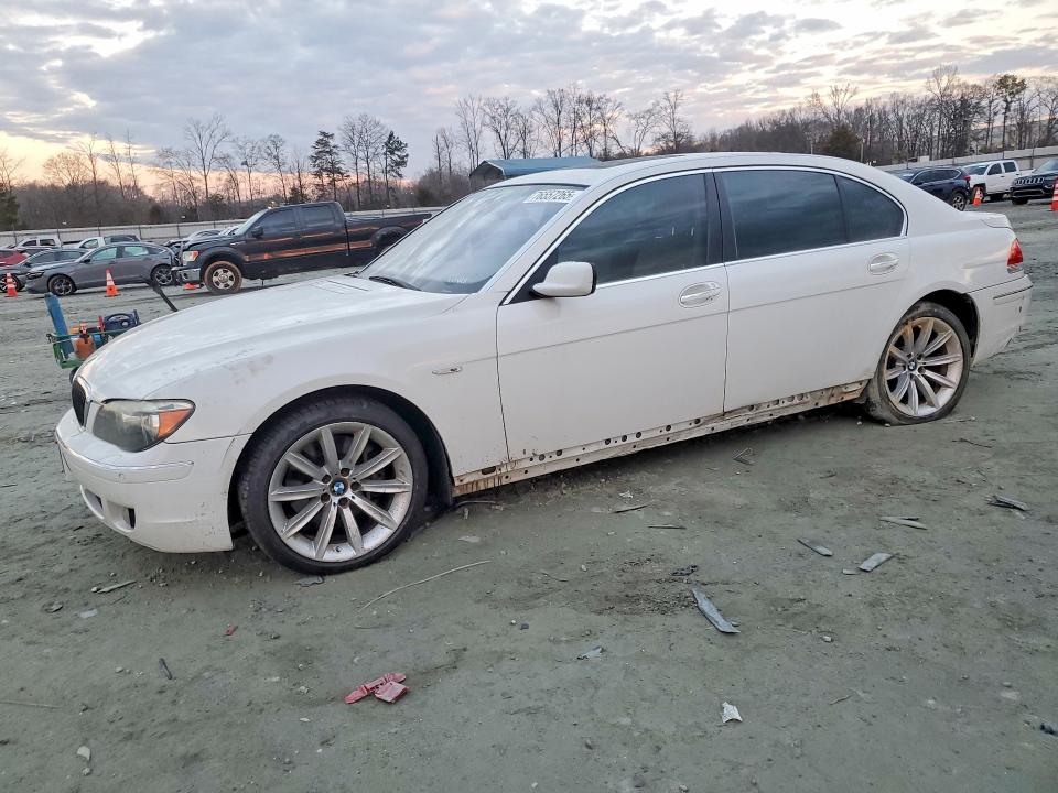 BMW 750 LI 2008 with VIN WBAHN83598DT77387 - Photo from auction