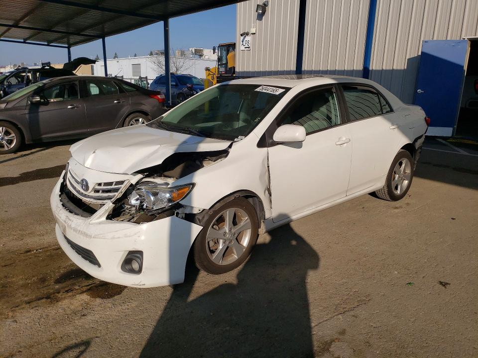 TOYOTA COROLLA 2013 with VIN 5YFBU4EE4DP121506 - Photo from auction