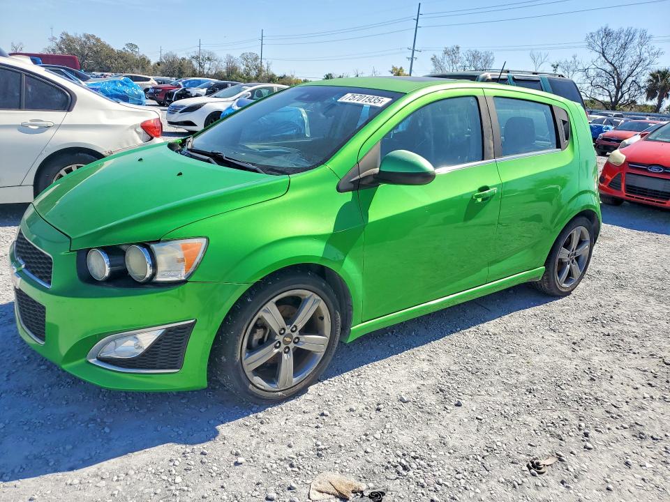 CHEVROLET SONIC RS 2015 with VIN 1G1JG6SB7F4127288 - Photo from auction