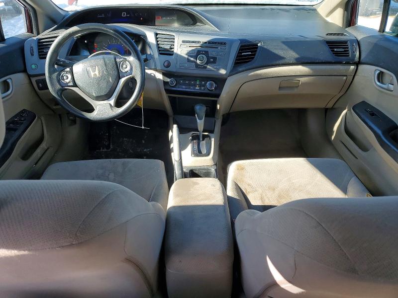 Photo 8 from auction – 2012 HONDA CIVIC LX with VIN 2HGFB2F5XCH543697