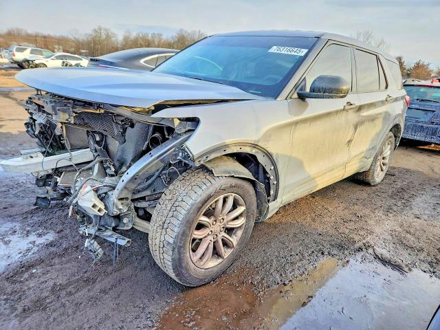 FORD EXPLORER P 2022 with VIN 1FM5K8AB2NGC24654 - Photo from auction