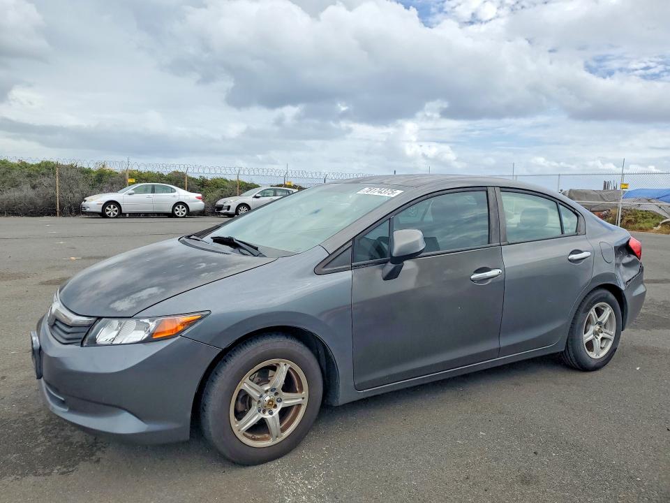 HONDA CIVIC 2012 with VIN 2HGFB2F54CH536132 - Photo from auction