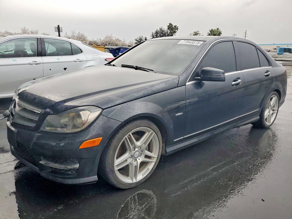 Photo 1 from auction – 2012 MERCEDES-BENZ C with VIN WDDGF4HB7CR207484
