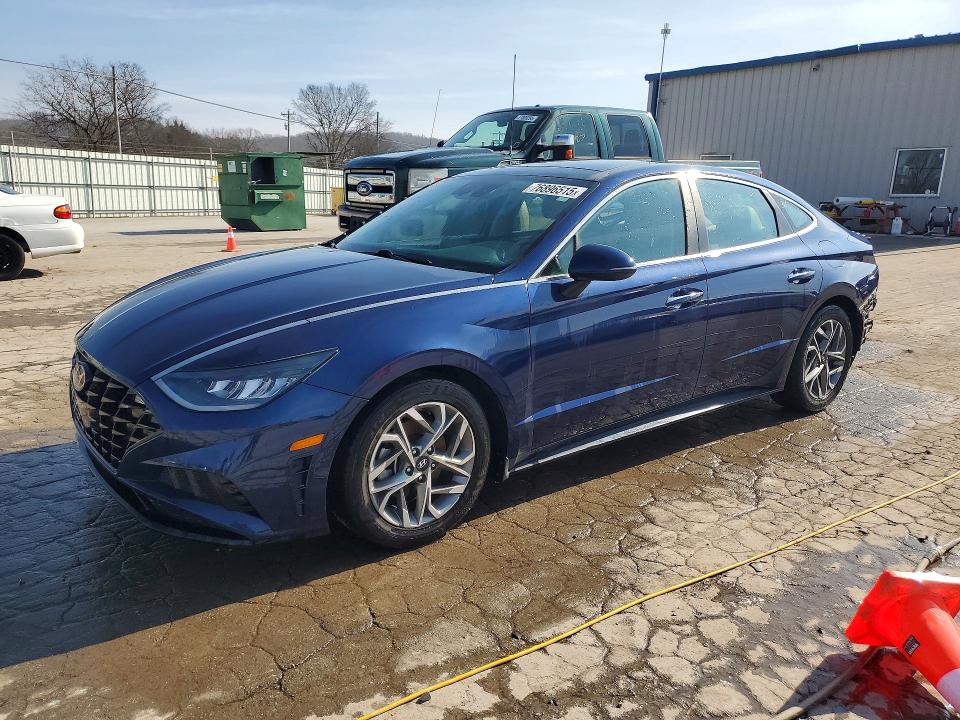 HYUNDAI SONATA 2021 with VIN 5NPEF4JA7MH103251 - Photo from auction
