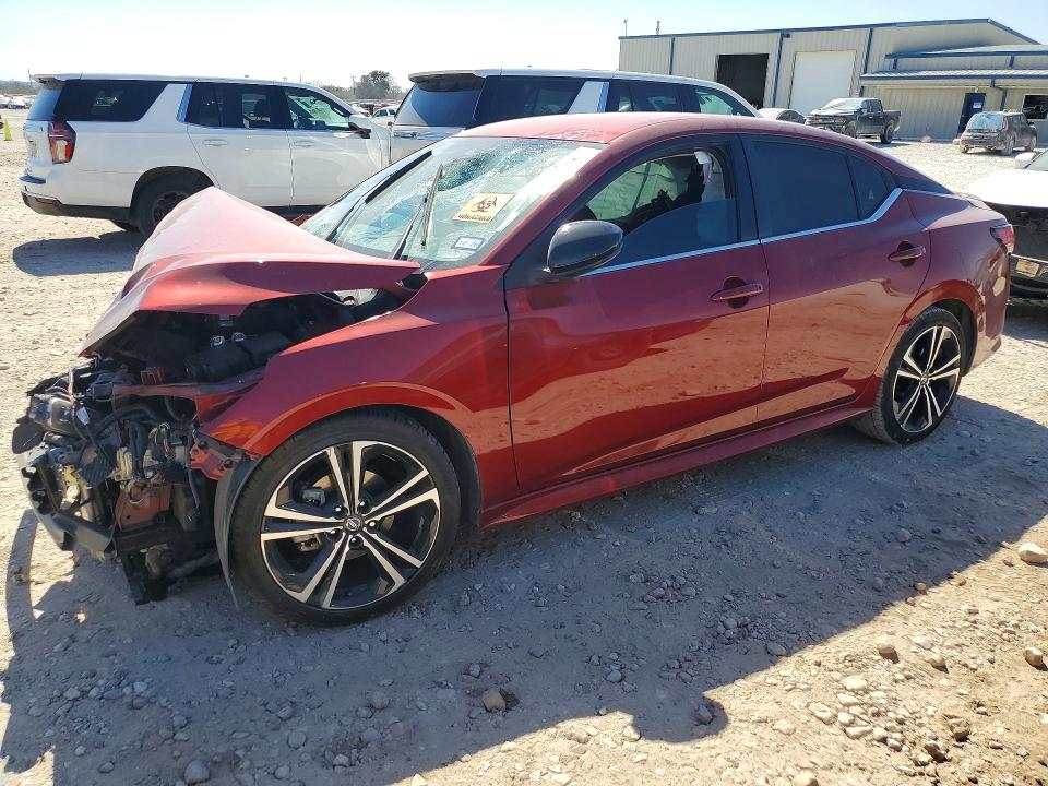 NISSAN SENTRA 2023 with VIN 3N1AB8DV9PY237964 - Photo from auction