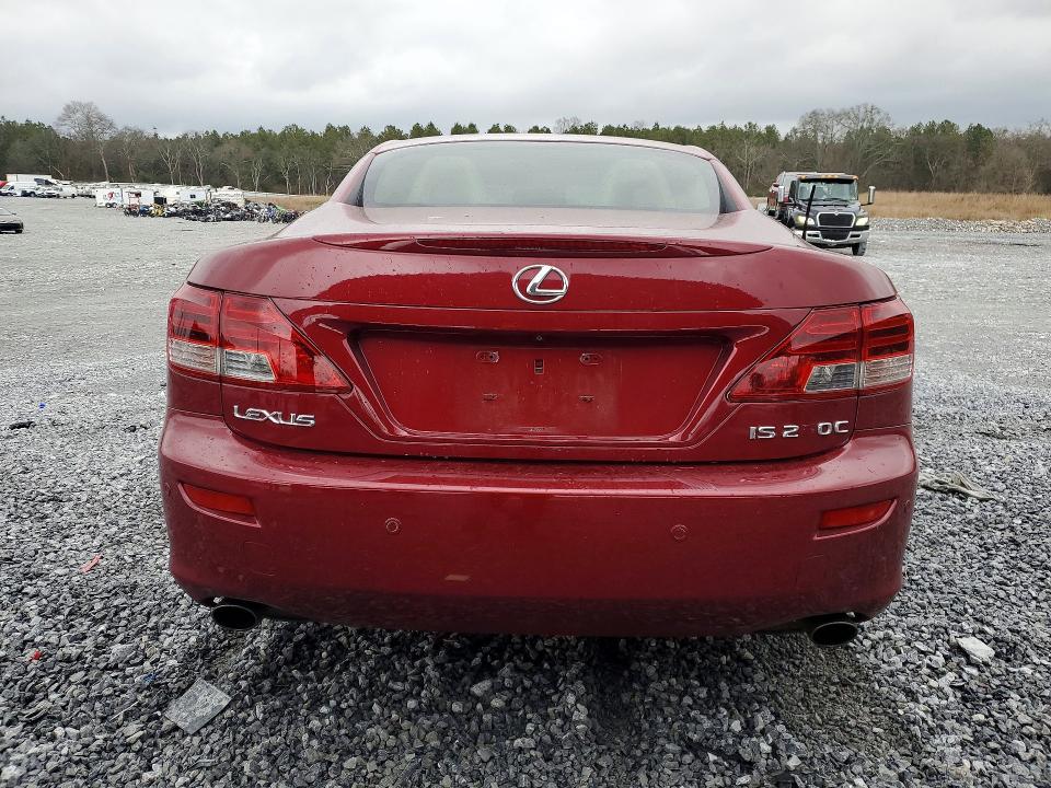Photo 6 from auction – 2010 LEXUS IS 250 with VIN JTHFF2C21A2508094