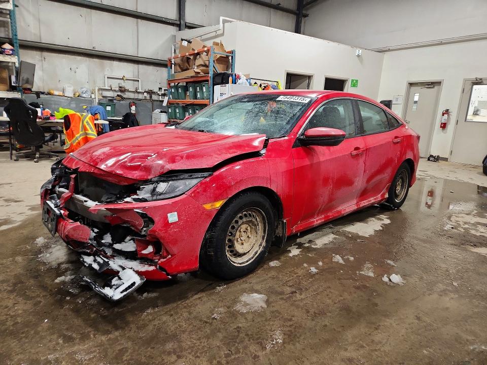 HONDA CIVIC LX 2019 مع رقم تعريف المركبة 2HGFC2F55KH041630 - صورة من المزاد