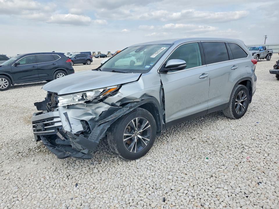 Photo 1 from auction – 2019 TOYOTA HIGHLANDER with VIN 5TDZARFH7KS045524