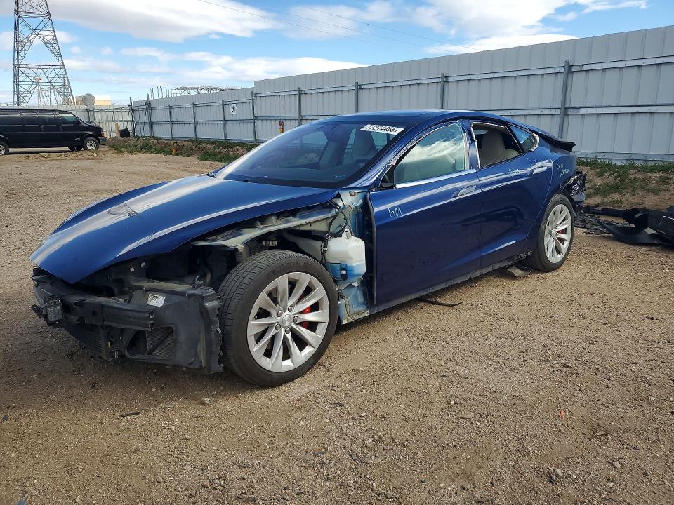 TESLA MODEL S 2017 with VIN 5YJSA1E48HF227554 - Photo from auction