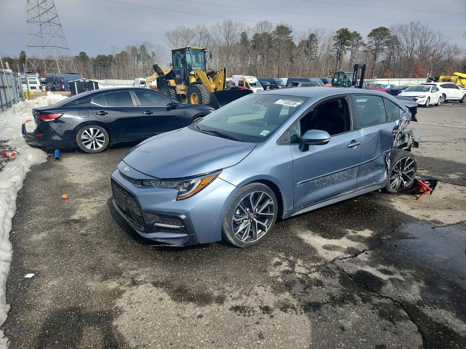 TOYOTA COROLLA 2021 with VIN 5YFS4MCE5MP084534 - Photo from auction