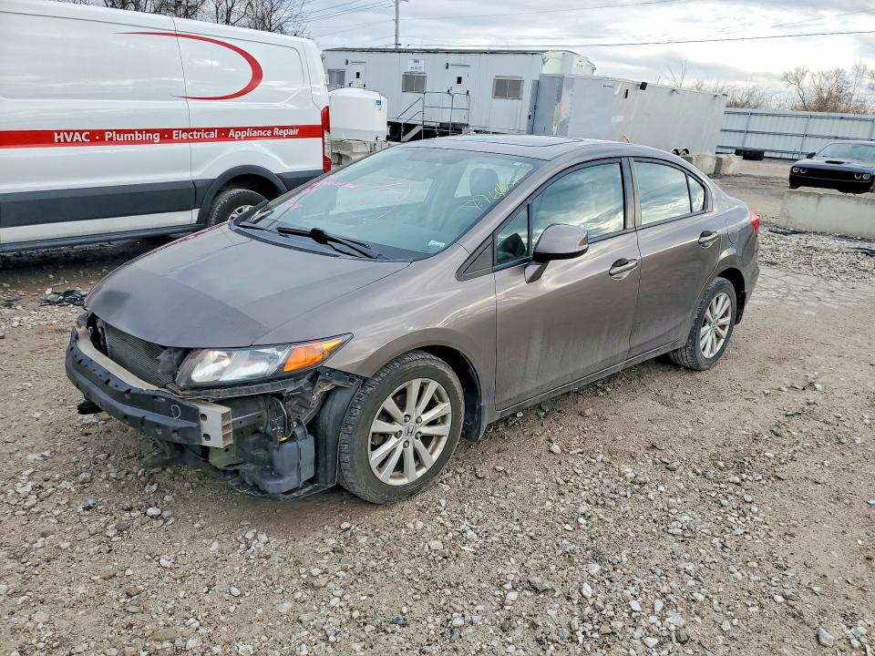 HONDA CIVIC 2012 with VIN 19XFB2F90CE000601 - Photo from auction