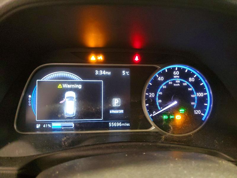 Photo 9 from auction – 2021 NISSAN LEAF S PLU with VIN 1N4BZ1BV5MC553248