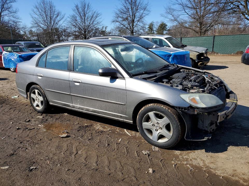 Photo 4 from auction – 2005 HONDA CIVIC with VIN 2HGES26805H602815