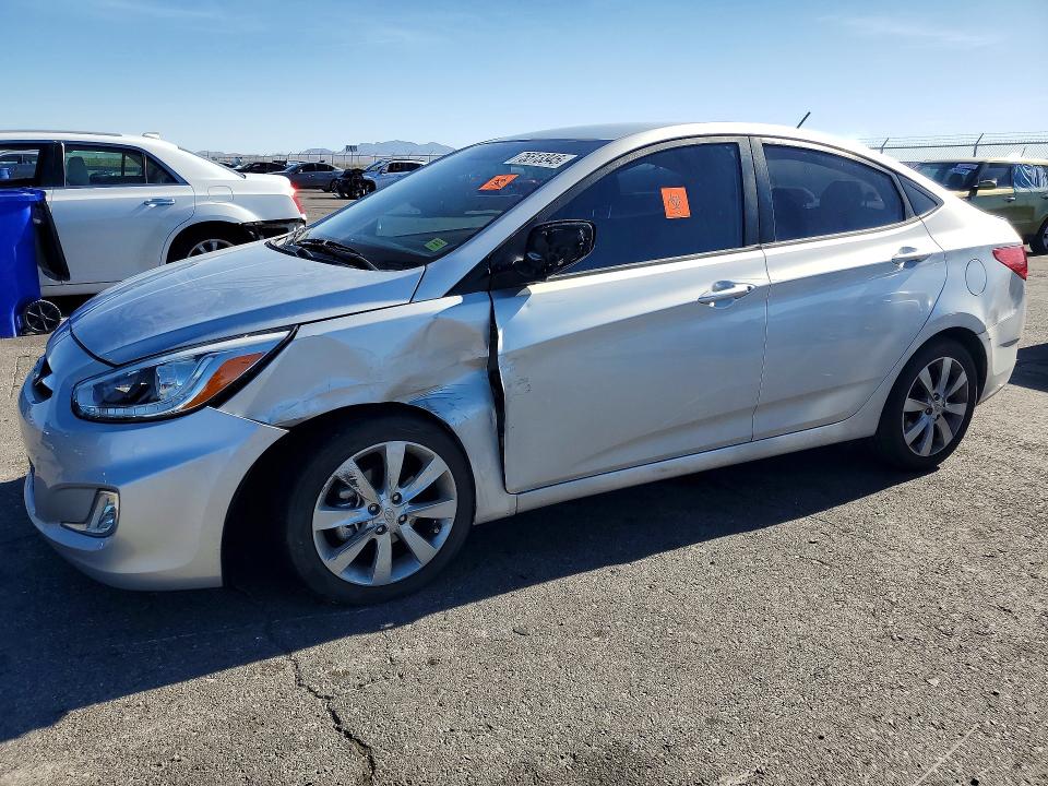 HYUNDAI ACCENT GLS 2014 with VIN KMHCU4AE6EU775644 - Photo from auction