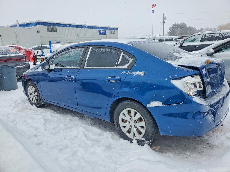 Photo 2 from auction – 2012 HONDA CIVIC with VIN 2HGFB2F48CH041729