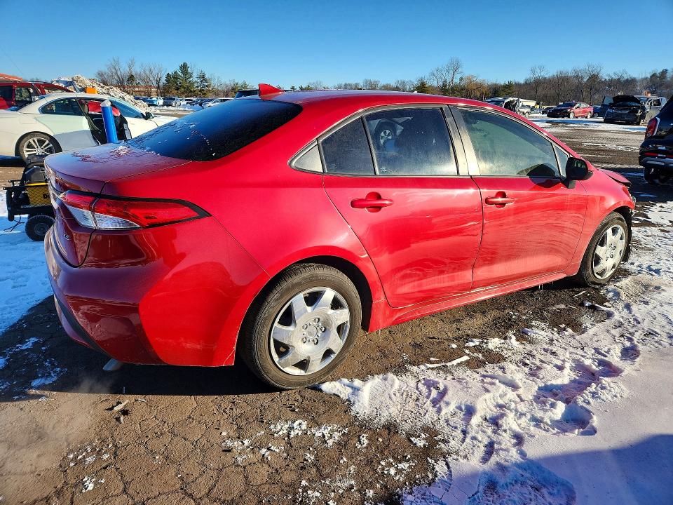 Photo 3 from auction – 2021 TOYOTA COROLLA LE with VIN JTDEPMAE5MJ167991