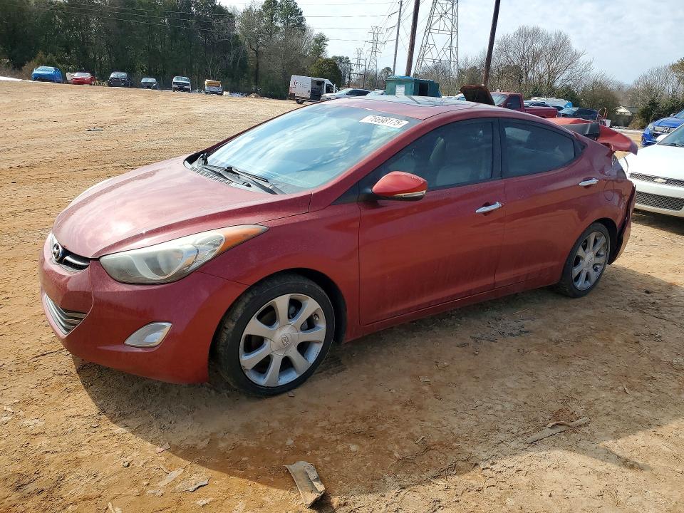HYUNDAI ELANTRA GL 2011 with VIN KMHDH4AE2BU101981 - Photo from auction