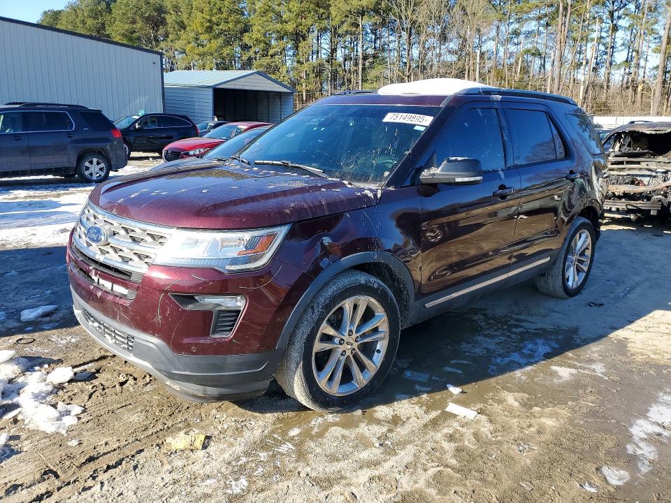 FORD EXPLORER 2018 with VIN 1FM5K8D83JGB62420 - Photo from auction